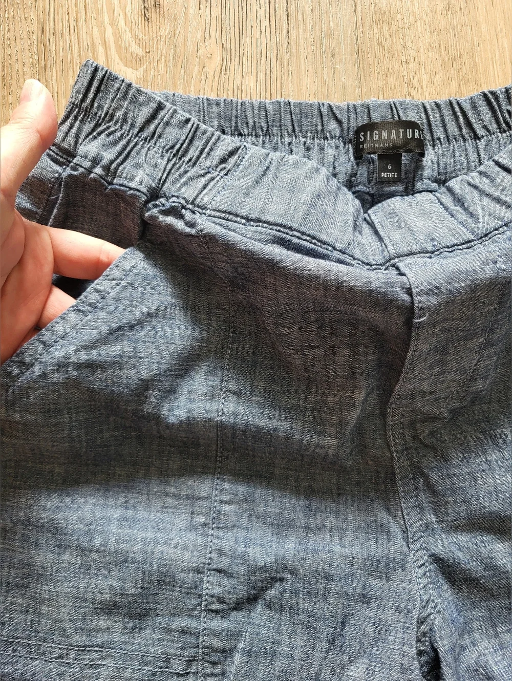 Reitmans Signature Blue Capri Culotte - Picture 3 of 4